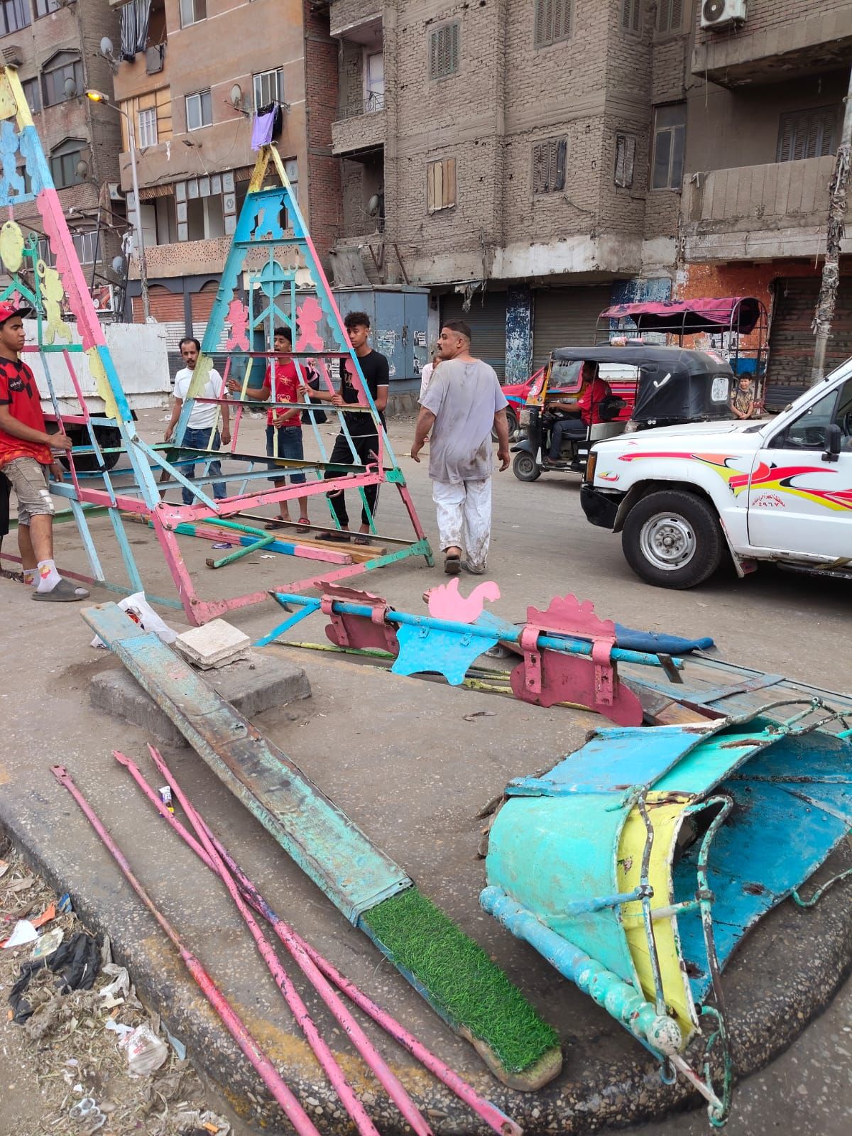 محافظة الجيزة تفض 4 أسواق عشوائية فى إمبابة (1) محافظة الجيزة تفض 4 أسواق عشوائية فى إمبابة (1)