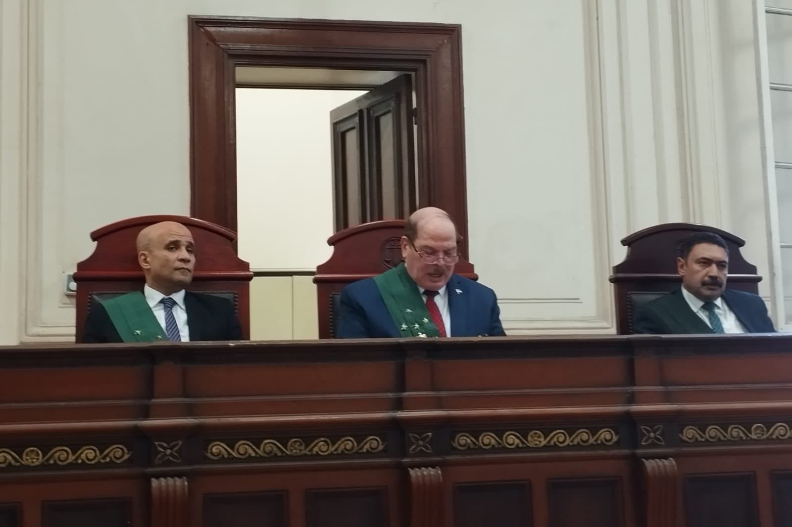 المستشار حسن الباهي رئيس محكمة جنايات الإسكندرية المستشار حسن الباهي رئيس محكمة جنايات الإسكندرية