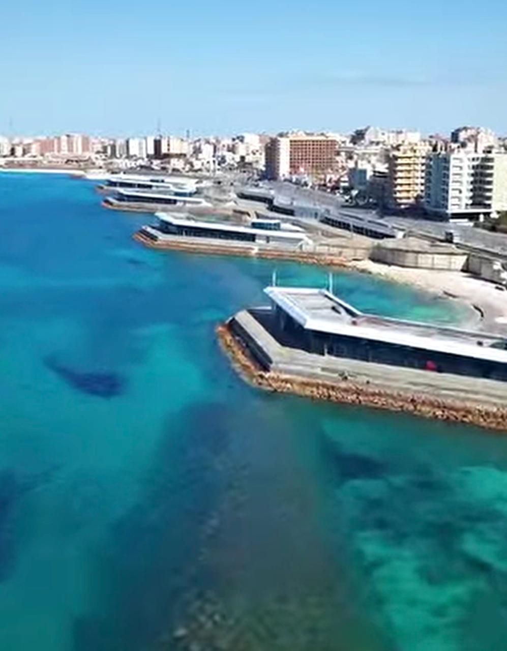 كورنيش مطروح زاد المدينة جمالا بعد التطوير كورنيش مطروح زاد المدينة جمالا بعد التطوير