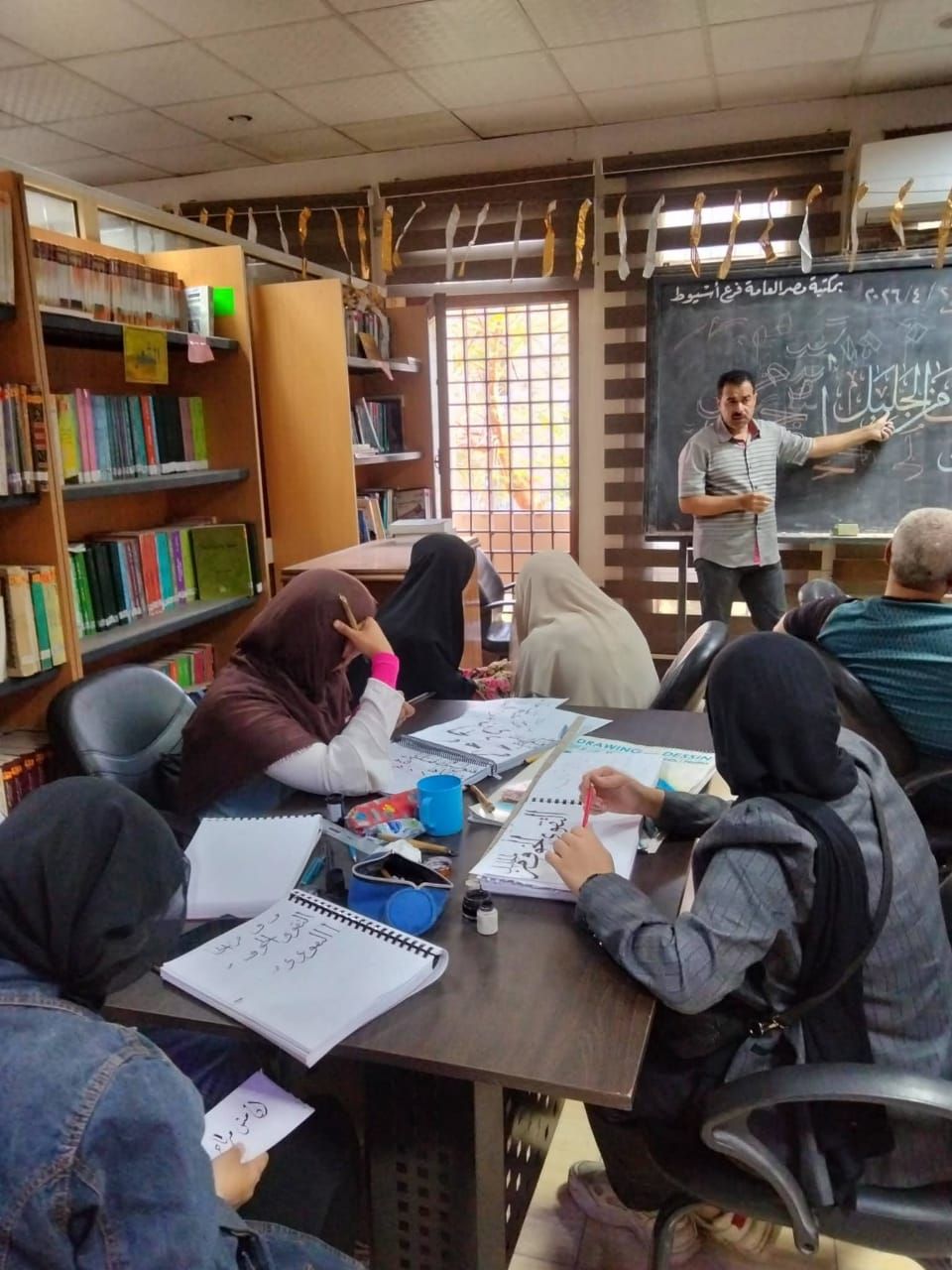 مكتبة مصر العامة بأسيوط منارة جديدة لنشر الثقافة (3) مكتبة مصر العامة بأسيوط منارة جديدة لنشر الثقافة (3)