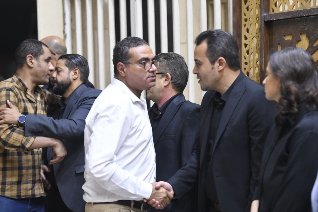 عزاء الزميل أحمد عادل (1) عزاء الزميل أحمد عادل (1)