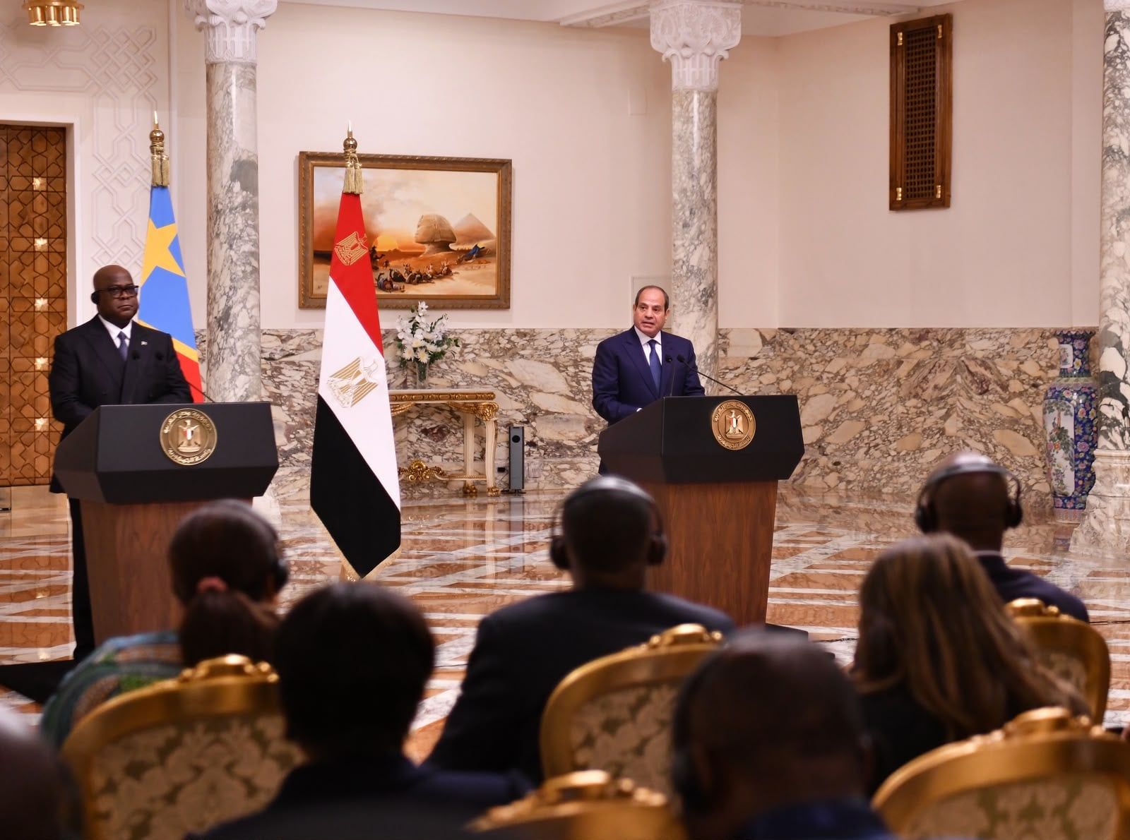 الرئيس السيسي والرئيس الأنغولى (1) الرئيس السيسي والرئيس الأنغولى (1)