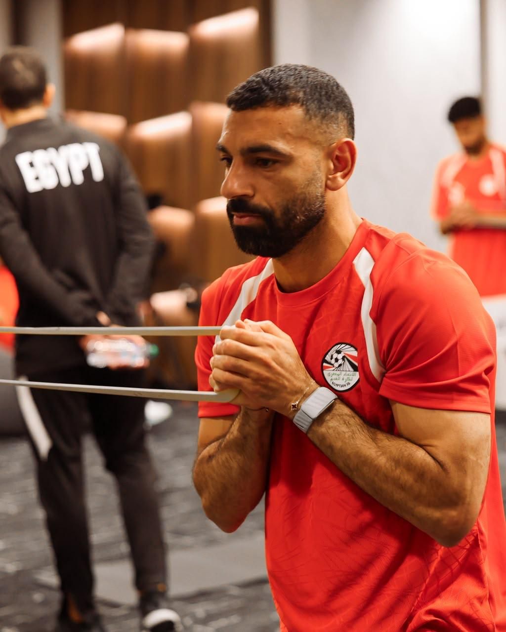تدريبات استشفائية وبدنية للاعبي منتخب مصر (3) تدريبات استشفائية وبدنية للاعبي منتخب مصر (3)