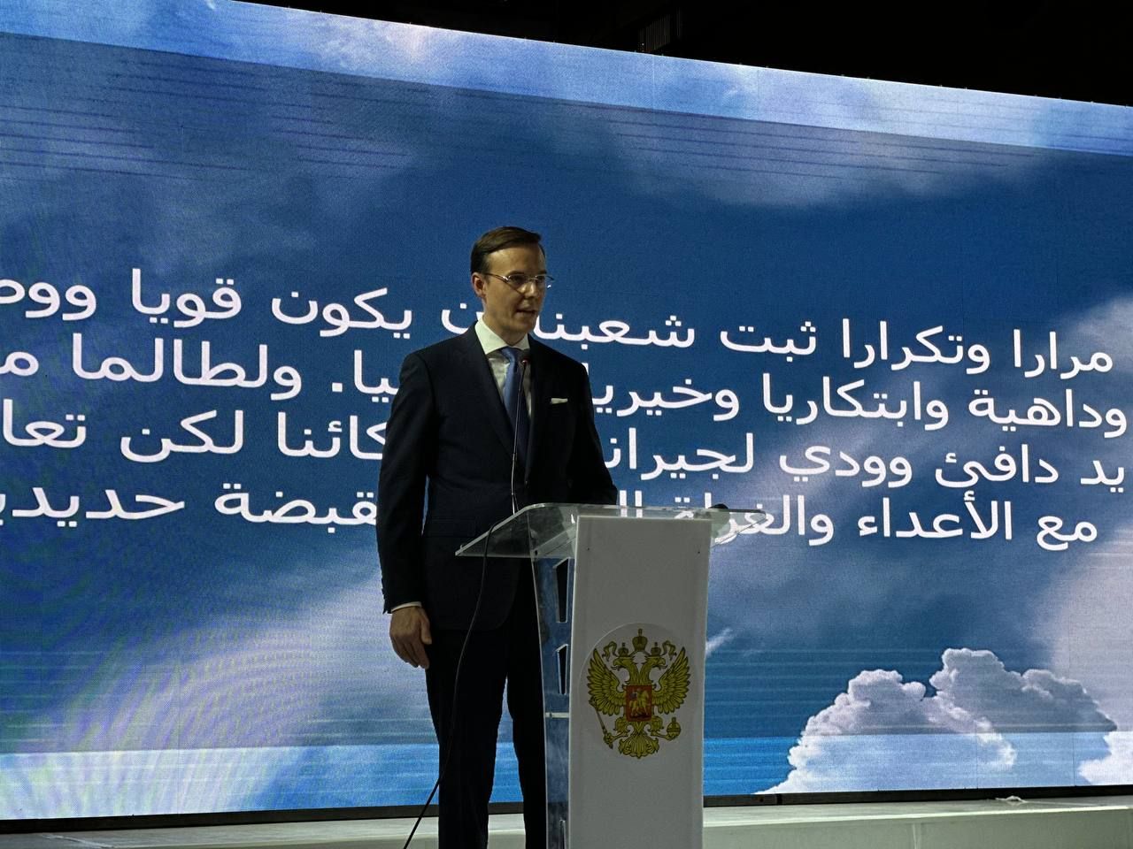 احتفالية العيد الوطنى..القائم باعمال روسيا احتفالية العيد الوطنى..القائم باعمال روسيا