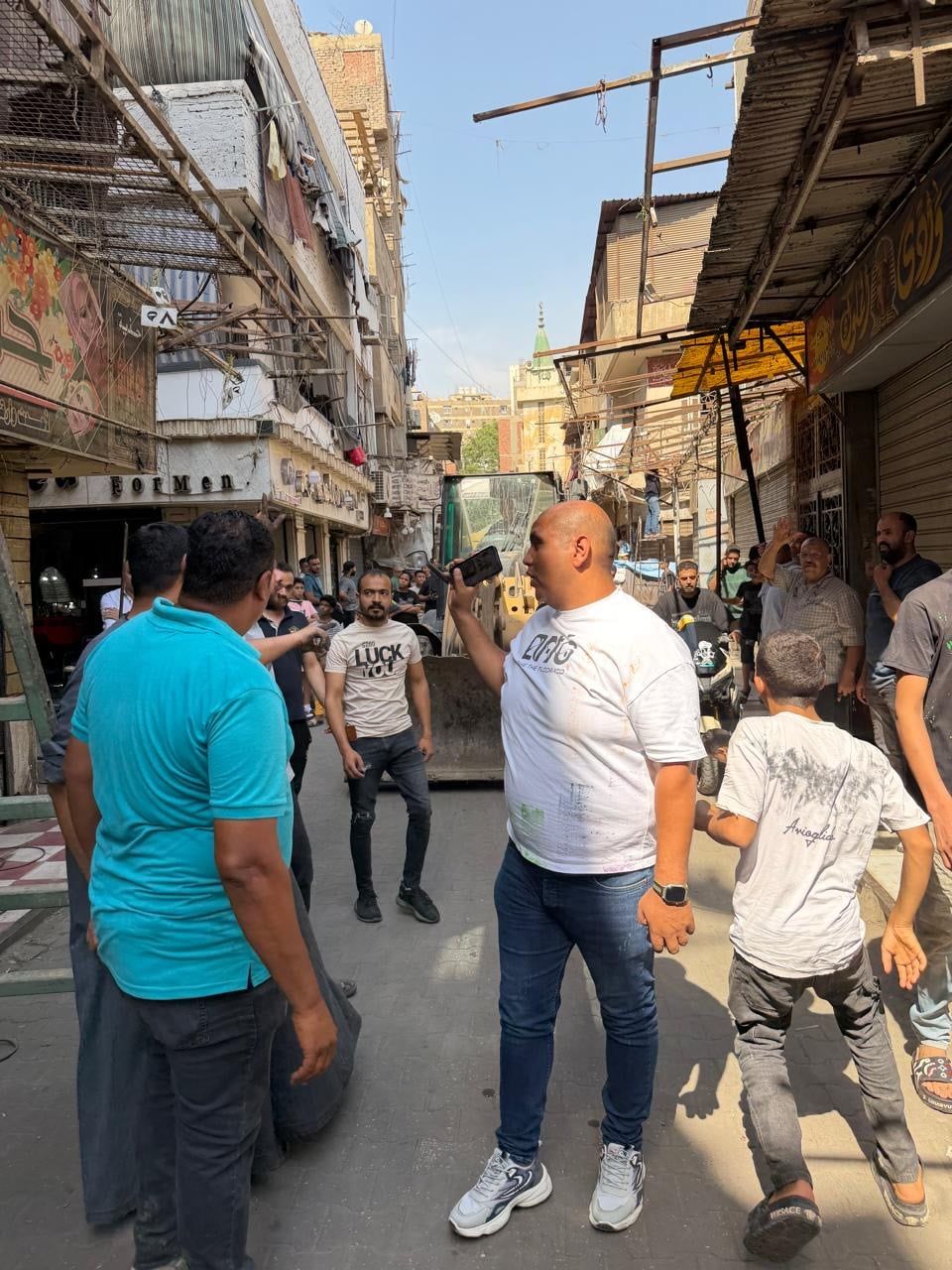 جانب من حملة الإشغالات جانب من حملة الإشغالات