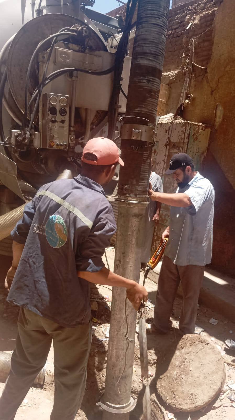 التطهير بمنطقة ارض الجميلي التطهير بمنطقة ارض الجميلي