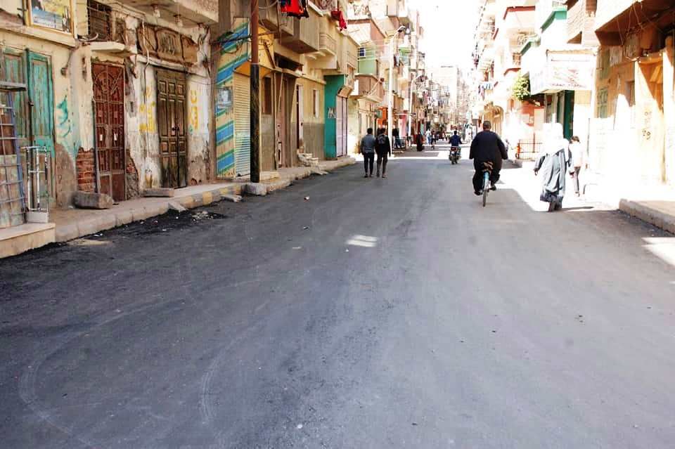رصف 3 شوارع بمدينة أخميم (3) رصف 3 شوارع بمدينة أخميم (3)