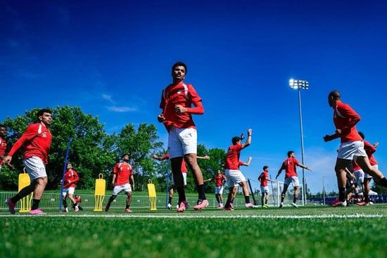 تدريبات المنتخب الوطنى استعداد لمباراة بلجيكا تدريبات المنتخب الوطنى استعداد لمباراة بلجيكا