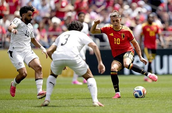 مصر وبلجيكا أحداث الشوط الثانى مصر وبلجيكا أحداث الشوط الثانى