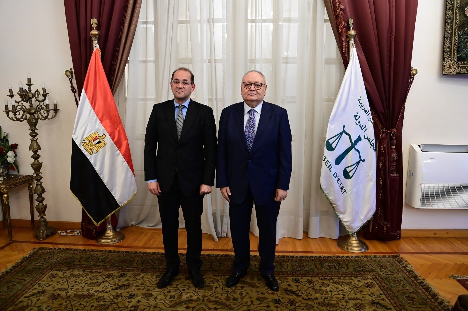 رئيس مجلس الدولة يستقبل وزير المالية رئيس مجلس الدولة يستقبل وزير المالية