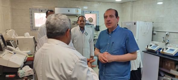 نائب وزير الصحة يتفقد مستشفى العياط المركزي (1) نائب وزير الصحة يتفقد مستشفى العياط المركزي (1)