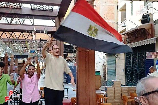 فرحة عارمة للجماهير فى أسوان فرحة عارمة للجماهير فى أسوان