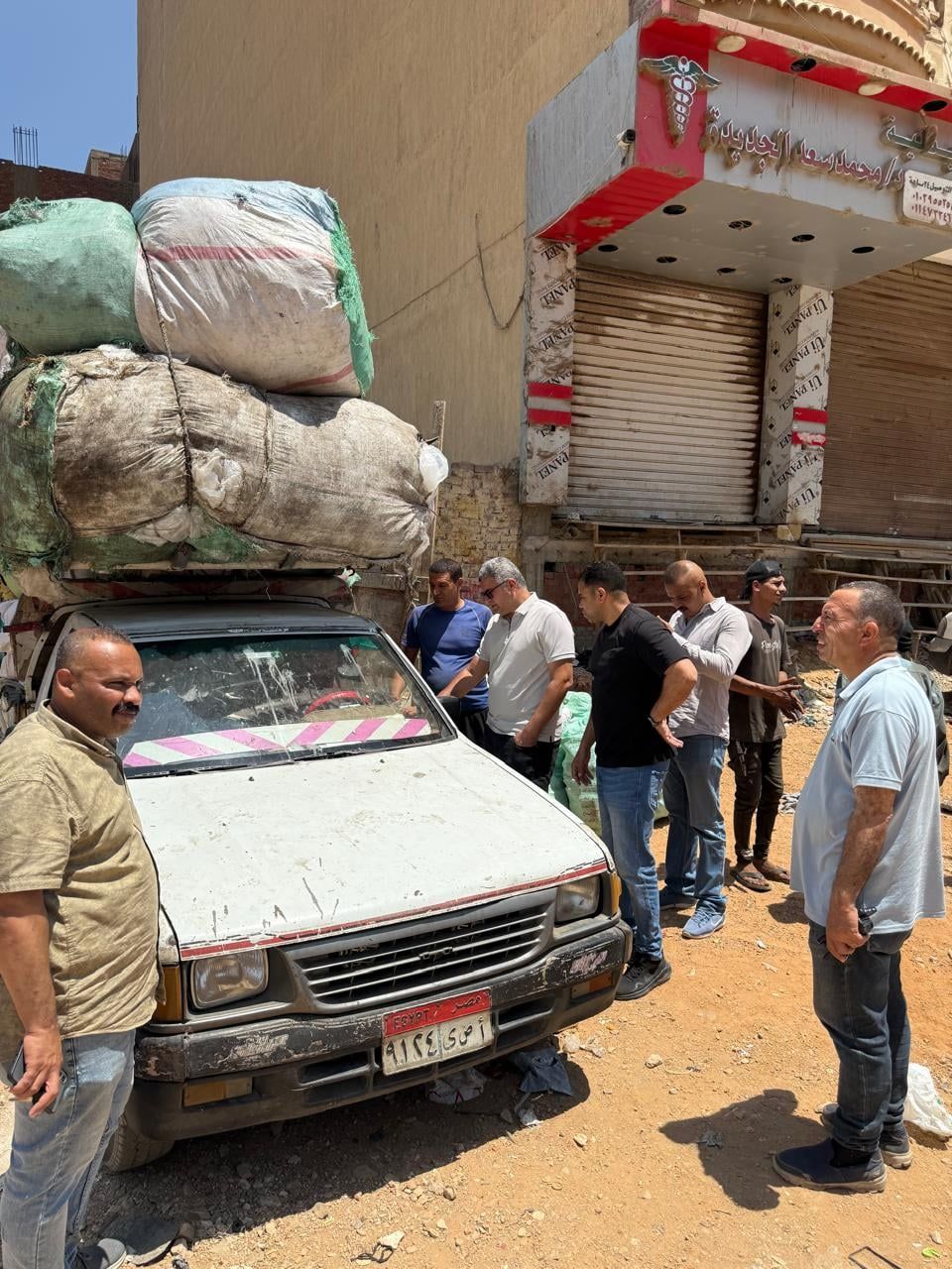 جانب من حملة حى الطالبية جانب من حملة حى الطالبية