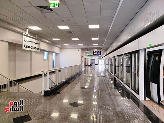 بدء تشغيل المرحلة الثانية من مونوريل شرق النيل (12)