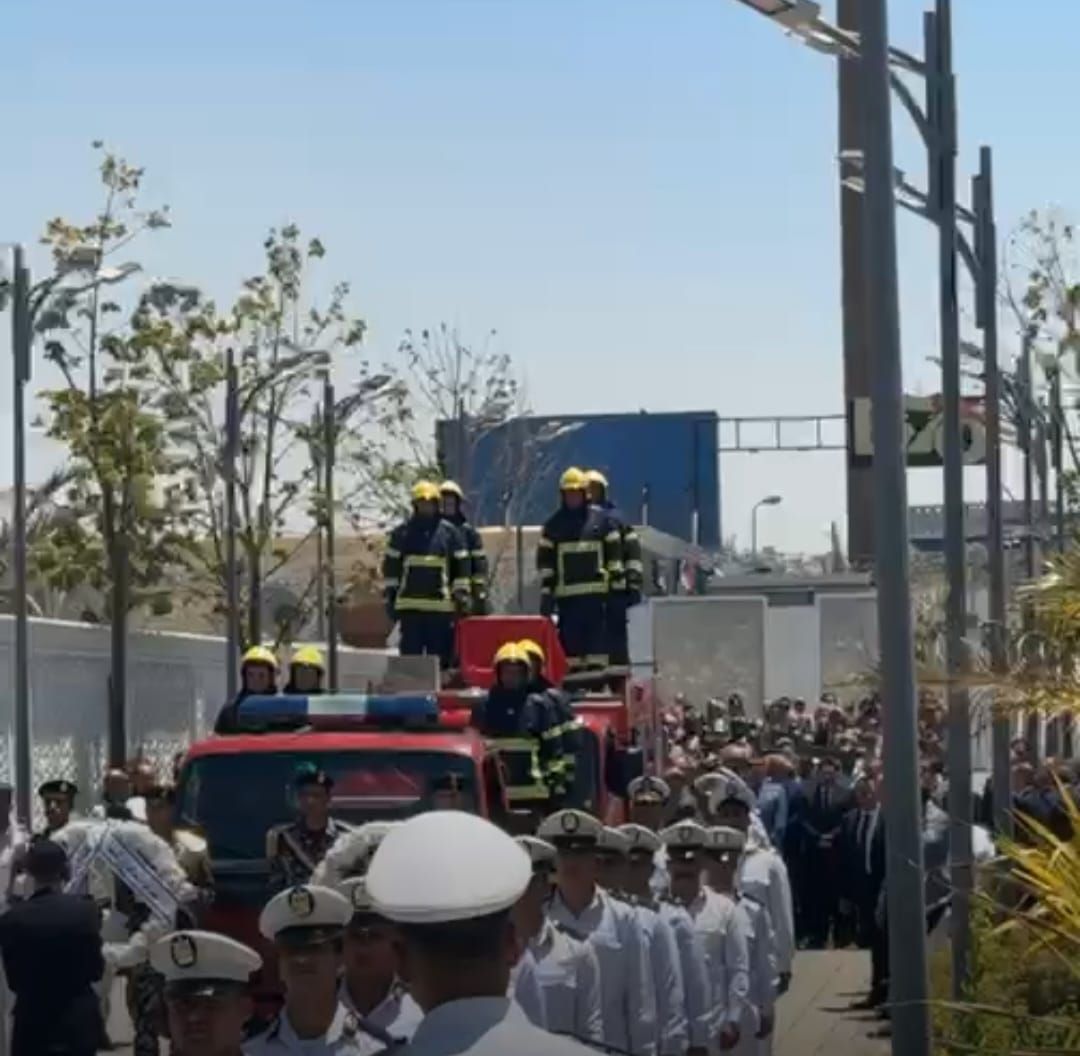 تشييع جنازة اللواء الدكتور محمد الشربيني مدير الإدارة العامة للحماية المدنية بالقاهرة (12)