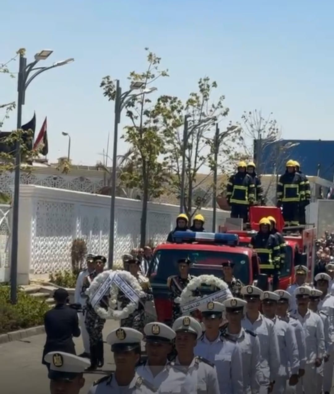 تشييع جنازة اللواء الدكتور محمد الشربيني مدير الإدارة العامة للحماية المدنية بالقاهرة (4)
