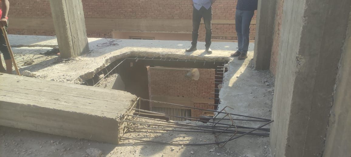 إزالة أعمال بناء غير قانونية في حملات بحي العجوزة (5) إزالة أعمال بناء غير قانونية في حملات بحي العجوزة (5)
