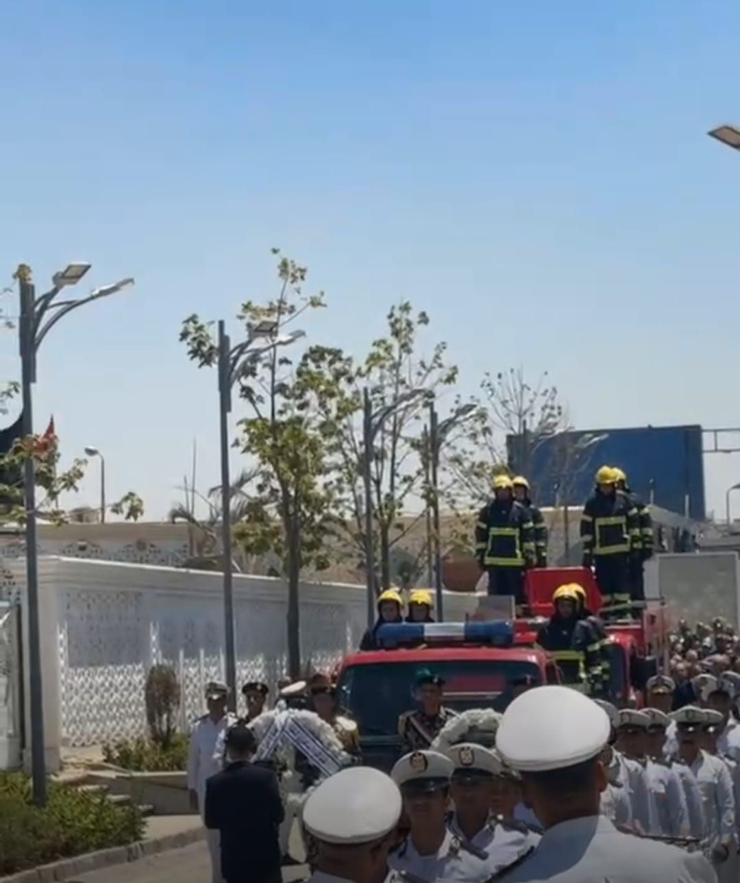 تشييع جنازة اللواء الدكتور محمد الشربيني مدير الإدارة العامة للحماية المدنية بالقاهرة (11)