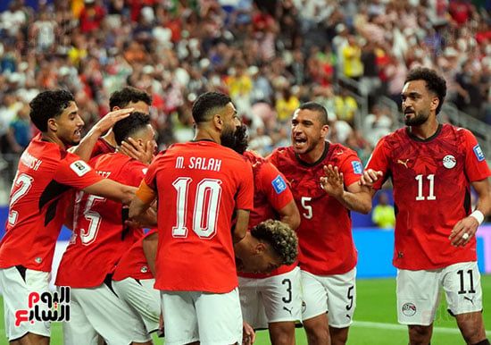 احتفال لاهبى منتخب مصر بهدف إمام عاشور احتفال لاهبى منتخب مصر بهدف إمام عاشور