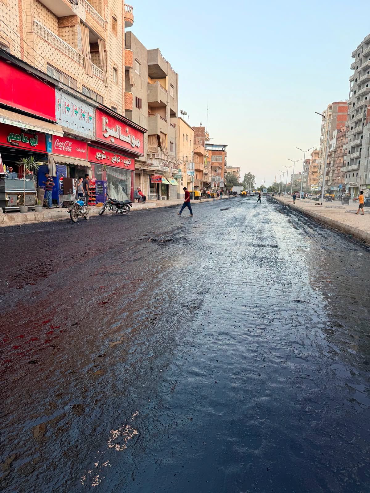رصف شارع المستشفى بمطوبس رصف شارع المستشفى بمطوبس