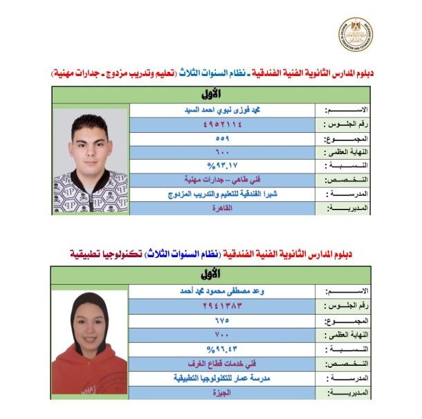 التعليم الفندقى 2