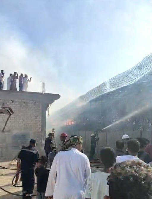 السيطرة على حريق نشب في كوبري بالإسكندرية السيطرة على حريق نشب في كوبري بالإسكندرية