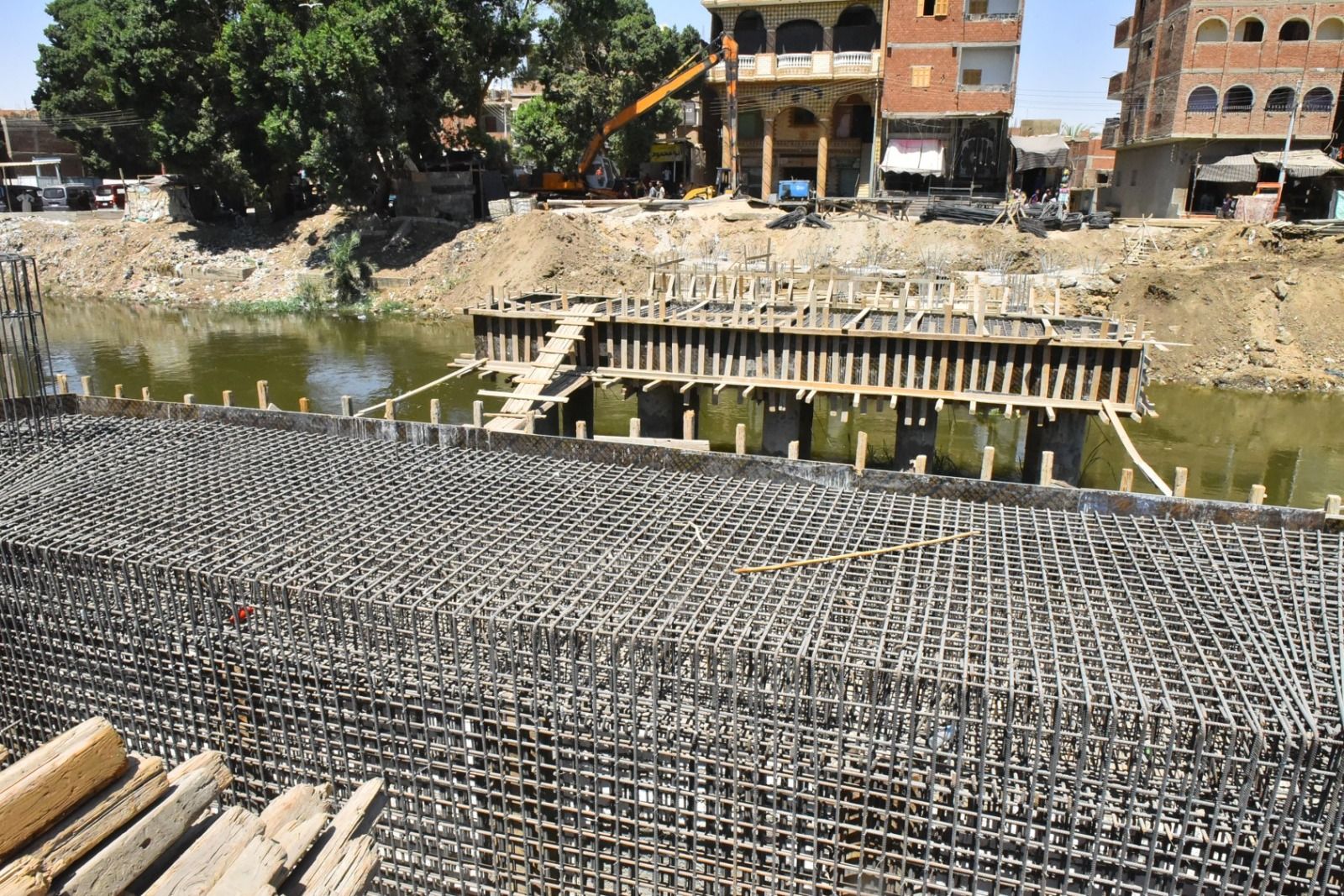كوبري النواورة بالبداري بأسيوط كوبري النواورة بالبداري بأسيوط