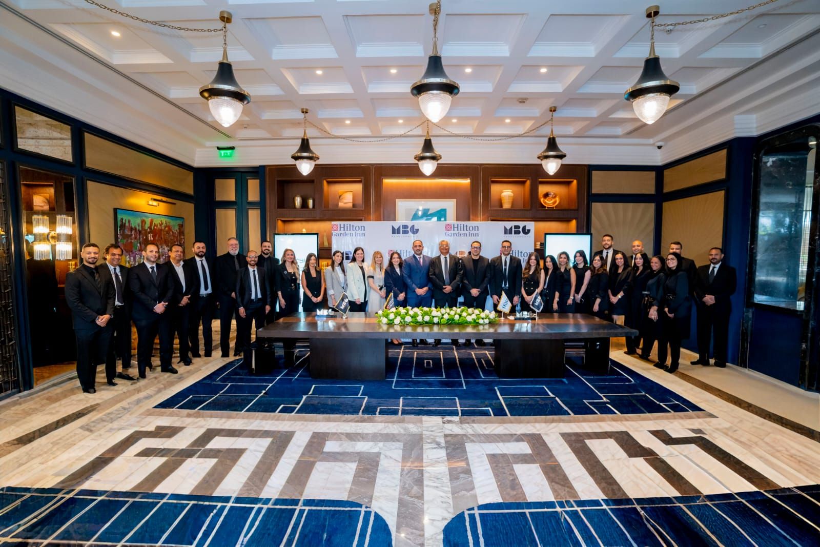 MBG DEVELOPMENTS توقع شراكة مع هيلتون العالمية (1) MBG DEVELOPMENTS توقع شراكة مع هيلتون العالمية (1)