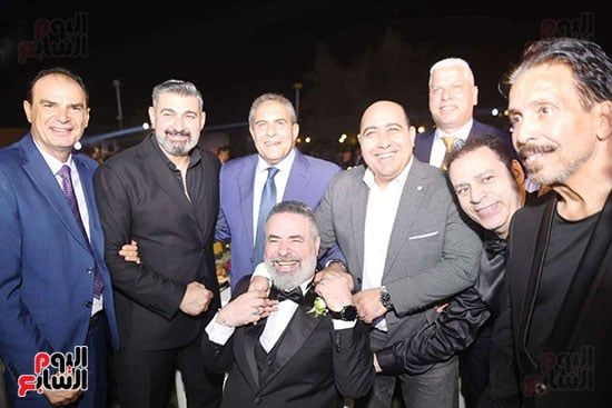 ياسر جلال وعبد الحميد بسيونى فى حفل زفاف ابنة صبحى خليل ياسر جلال وعبد الحميد بسيونى فى حفل زفاف ابنة صبحى خليل