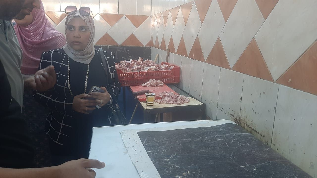 الحملة التموينية على محال الدواجن الحملة التموينية على محال الدواجن