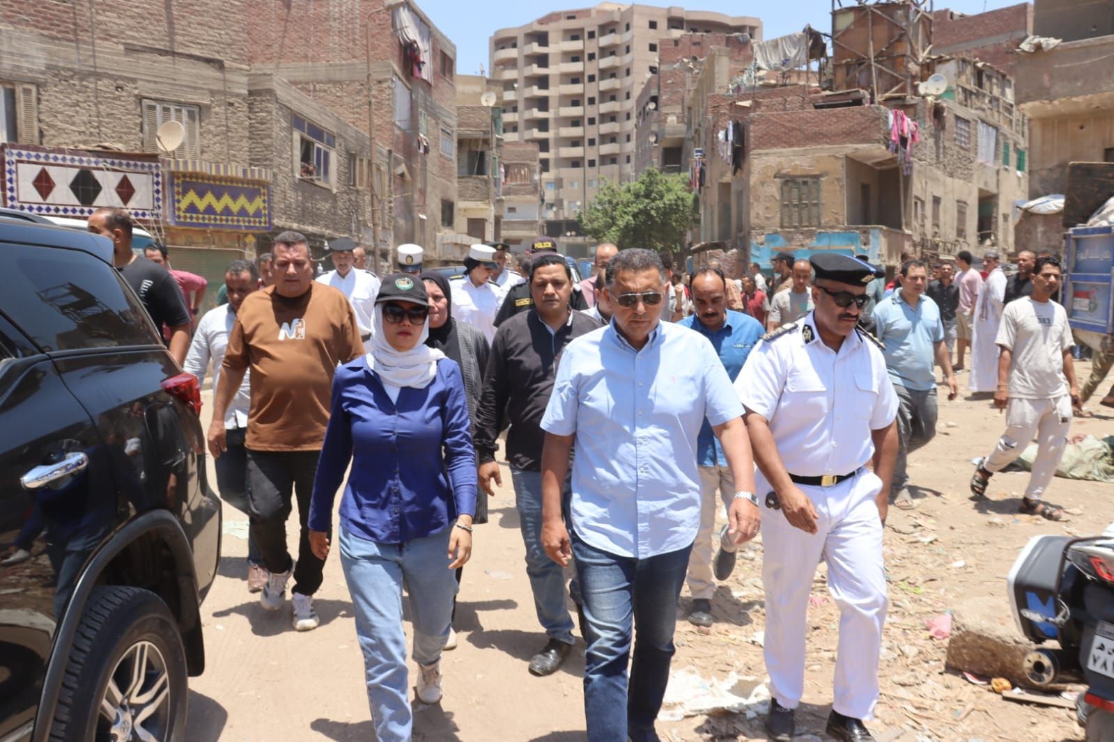 حملات مكبرة لرفع سوق بهتيم العشوائي حملات مكبرة لرفع سوق بهتيم العشوائي