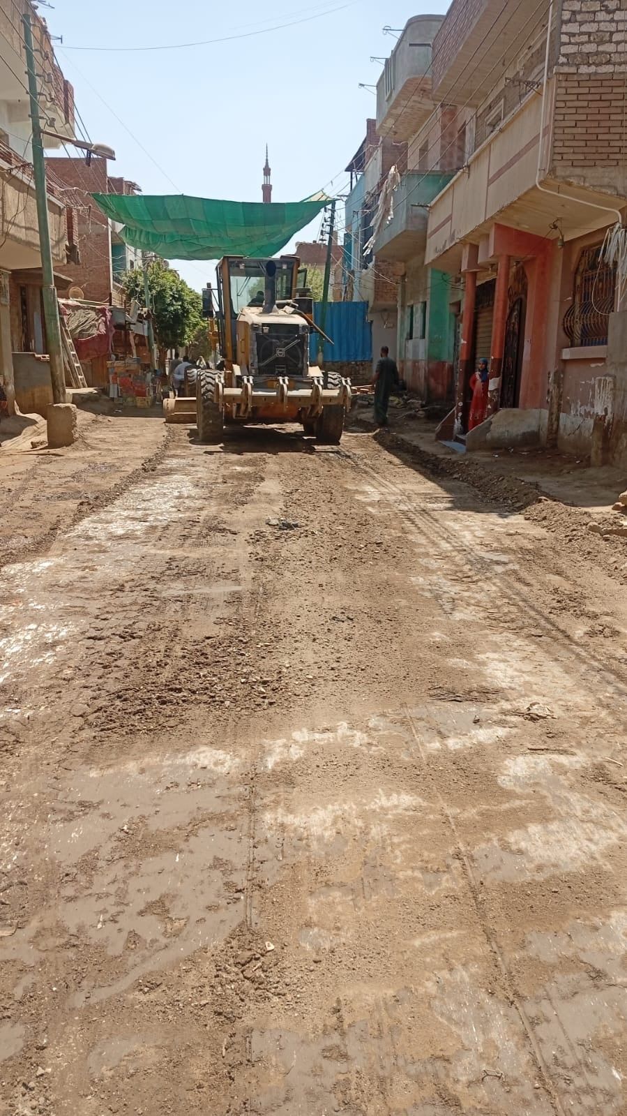 رفع كفاءة طرق المنصورية وبهرمس وبرقاش (2) رفع كفاءة طرق المنصورية وبهرمس وبرقاش (2)