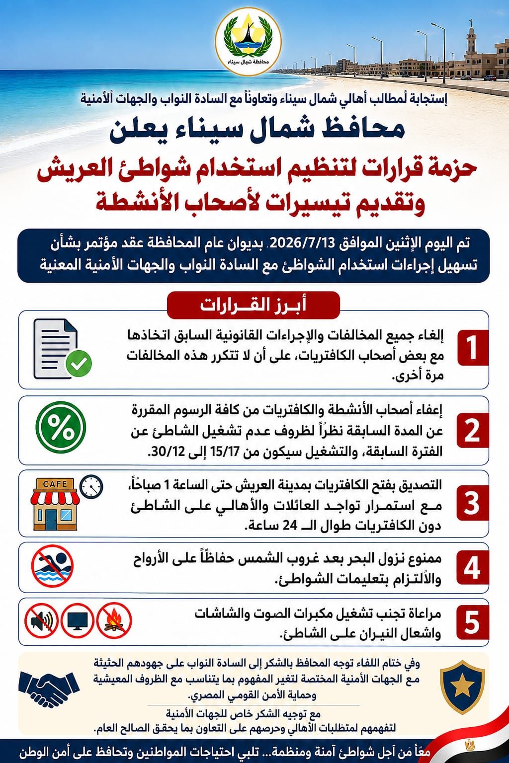 حزمة قرارات لتنشيط السياحة حزمة قرارات لتنشيط السياحة
