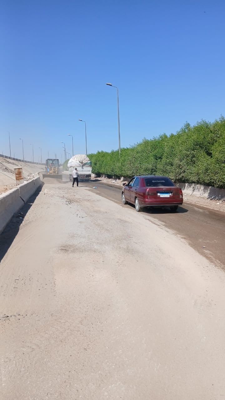 رفع كفاءة طرق المنصورية وبهرمس وبرقاش (1) رفع كفاءة طرق المنصورية وبهرمس وبرقاش (1)