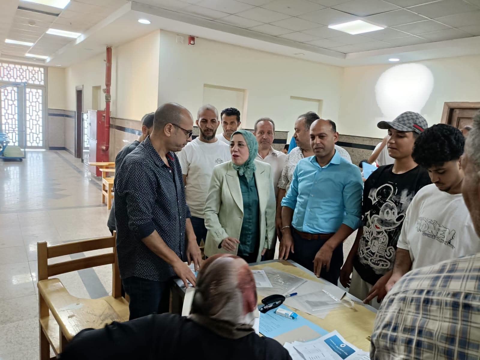 خلال تفقد اختبارات القدرات بكليات الجامعة خلال تفقد اختبارات القدرات بكليات الجامعة