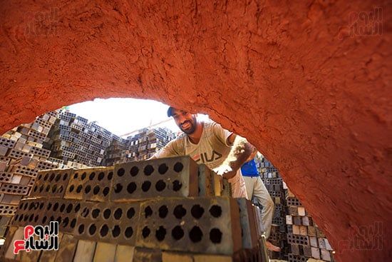 الطوب بعد تجفيفه الطوب بعد تجفيفه