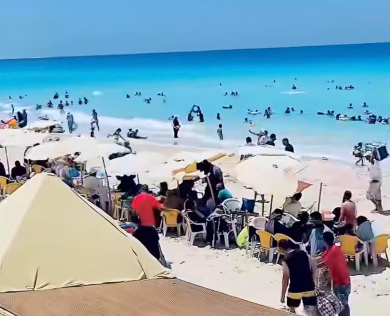 تزايد الاقبال على شواطئ البحر المفتوح تزايد الاقبال على شواطئ البحر المفتوح