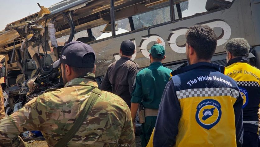 القوات السورية بمحيط الحادث القوات السورية بمحيط الحادث