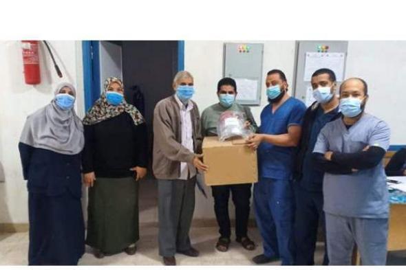 نقابة الأطباء تهدي ١٠٠ واق للوجه للأطقم الطبية بجنوب سيناء