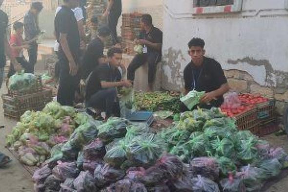 جدعنة المصريين.. شباب قرية بالشرقية يتكفلون باحتياجات الخضروات لـ 120 أسرة