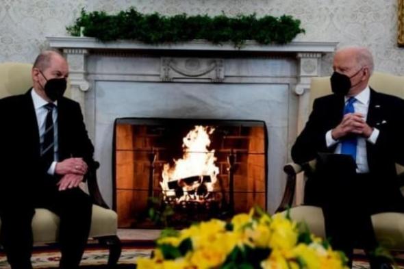 الرئيس الأمريكي والمستشار الألماني يطالبان روسيا بخطوات عملية لخفض التصعيد مع أوكرانيا