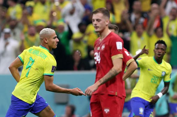 البرازيل "سحرة الكرة" تهزم صربيا وتعلن جاهزيتها للقب السادس