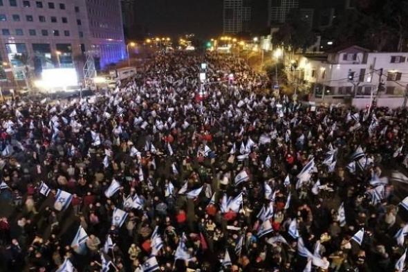 "أوقفوا تقويض الديمقراطية".. مظاهرات جديدة ضد حكومة نتنياهو