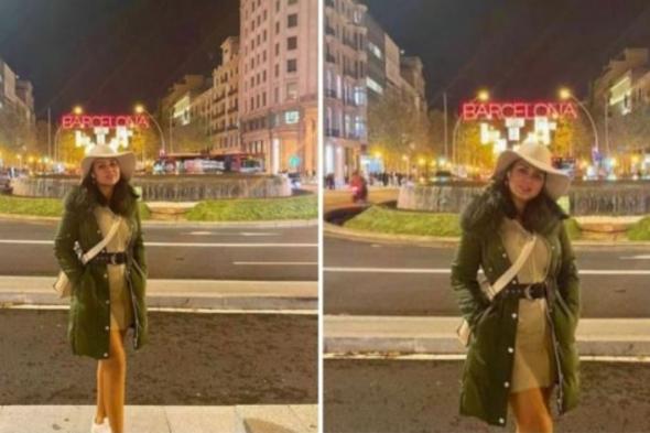 رانيا يوسف ملكة جمال بتتمخطر في شوارع أسبانيا