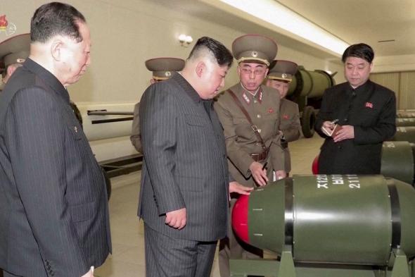 كوريا الشمالية تكشف عن رؤوس نووية جديدة