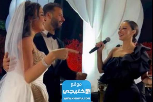 “شاهد” إطلالة بسمة بوسيل في حفل زفاف ميرنا نور الدين بالصور والفيديو