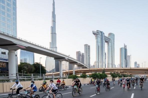 ‏تحدي الدراجات الهوائية الأول من نوعه ضمن تحدي دبي للياقة