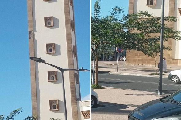 أكادير : سقوط أحجار صومعة محمد الخامس يثير مخاوف ساكنة المدينة، وسط مطالب بتدخل الجهات الوصية