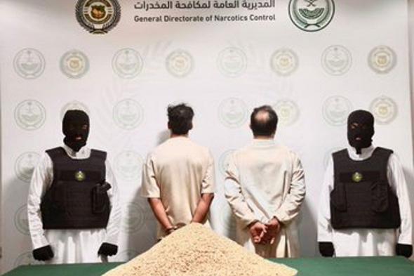 ضبط 411,546 قرصًا من مادة الإمفيتامين المخدر مخبأة في أحشاء أغنام بالمنطقة الشرقية