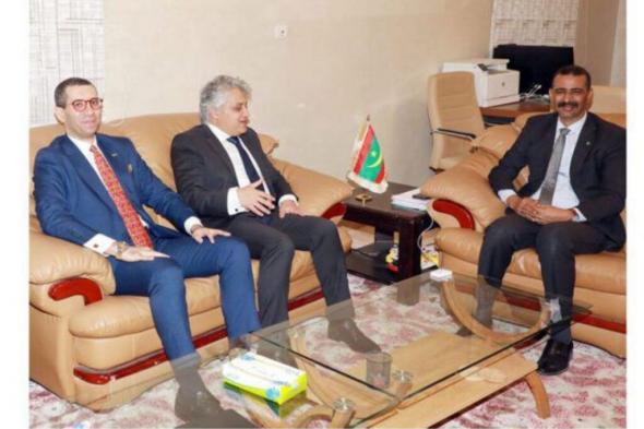 وزير الثقافة الموريتاني يستقبل السفير المصري